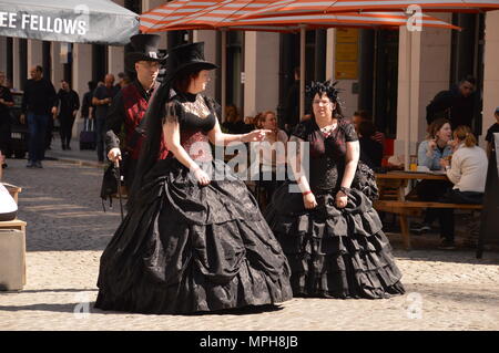 Leipzig Sachsen Sachsen Mai 2018: WGT Wave Gotik Treffen gothic Stockfoto