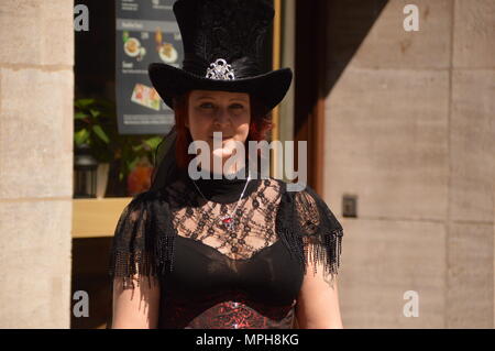 Leipzig Sachsen Sachsen Mai 2018: WGT Wave Gotik Treffen gothic Stockfoto