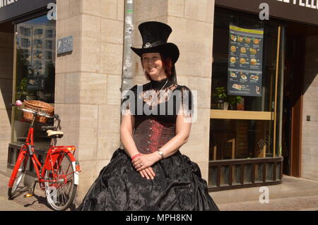 Leipzig Sachsen Sachsen Mai 2018: WGT Wave Gotik Treffen gothic Stockfoto