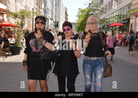 Leipzig Sachsen Sachsen Mai 2018: WGT Wave Gotik Treffen gothic Stockfoto