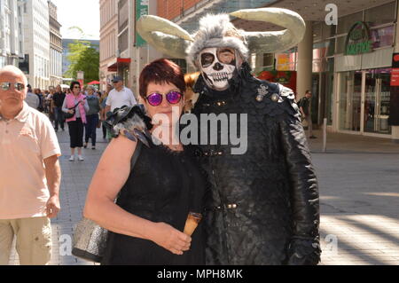 Leipzig Sachsen Sachsen Mai 2018: WGT Wave Gotik Treffen gothic Stockfoto