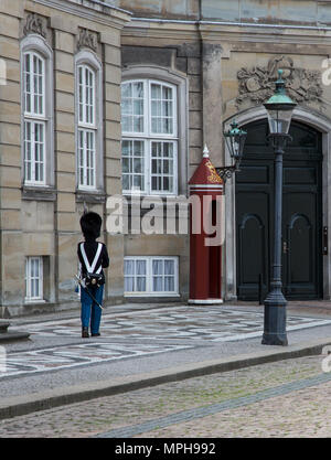 Kopenhagen - Schloss Amalienborg. Kopenhagen. Stockfoto