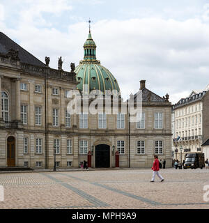 Kopenhagen - Schloss Amalienborg. Kopenhagen. Stockfoto