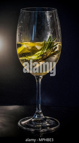 White Port und Tonic Stockfoto