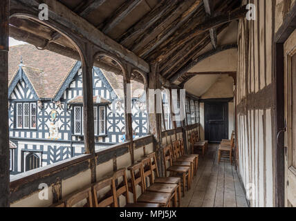 Lord Leycester Hospital, Warwick Stockfoto