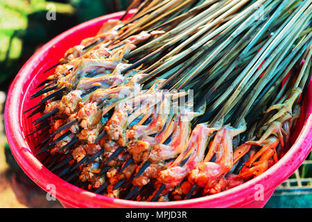 Frosch Pfoten in Danang, Vietnam Stockfoto