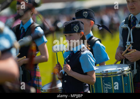Die britische Pipe Band Championships 2018 Stockfoto