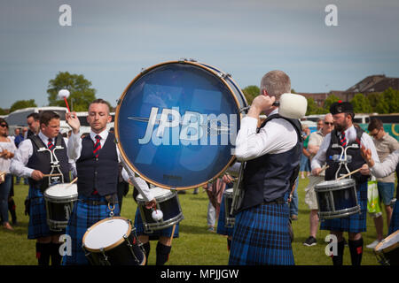 Die britische Pipe Band Championships 2018 Stockfoto