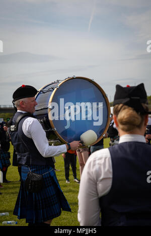 Die britische Pipe Band Championships 2018 Stockfoto