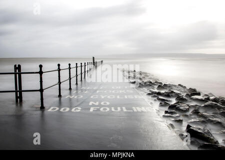 Marine Lake in der stürmischen See. Stockfoto