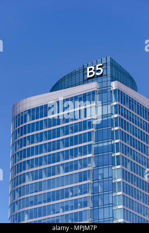 Die bentall 5 oder B5 Gebäude der Burrard Street in der Innenstadt von Vancouver, BC, Kanada Stockfoto