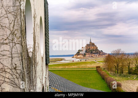 Mont Saint-Michel in der Normandie, Frankreich Stockfoto