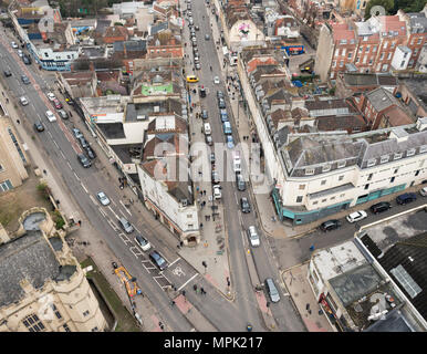 Ansicht von der Oberseite der Wills Memorial Building, Universität Bristol Stockfoto