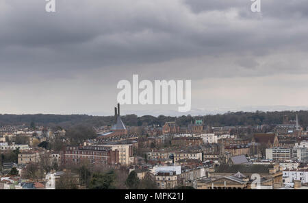 Ansicht von der Oberseite der Wills Memorial Building, Universität Bristol Stockfoto