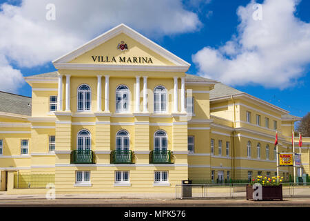 Die elegante Villa Marina Veranstaltungsort Komplex an der Küste. Harris Promenade, Douglas, Isle of Man, Britische Inseln Stockfoto