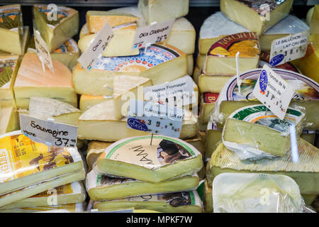 Montreal Kanada, Provinz Quebec, Atwater Market, rue Saint Ambroise, Käseverkauf La Fromagerie Atwater, Canada070704084 Stockfoto