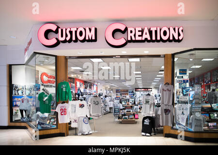 Philadelphia, Pennsylvania, 21. Mai 2018: Custom Creations store Front Stockfoto