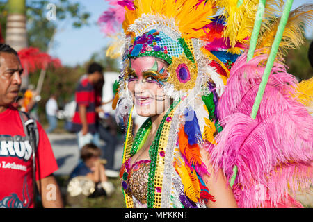 Karneval Street Parade in Punta Cana. Stockfoto