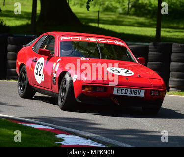 Brian Jarvis, Porsche 924, HCSCC, 70er Sport Straße, HSCC Wolds Trophäe Mai 20th, 2018, Cadwell Park, Autos, klassische Rennwagen, Historic Racing, Histor Stockfoto