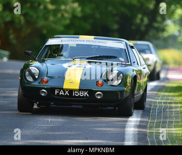 Jim Dean, Lotus Europa, HCSCC, 70er Sport Straße, HSCC Wolds Trophäe Mai 20th, 2018, Cadwell Park, Autos, klassische Rennwagen, Historic Racing, Historische Stockfoto