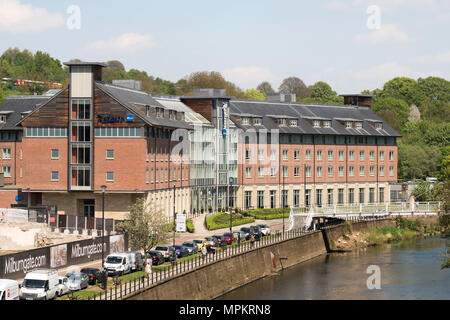 Das Radisson Blu Hotel Durham City Riverside, England, Großbritannien Stockfoto