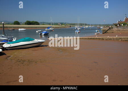 Bath Waterfront, Devon, England, Grossbritannien Stockfoto