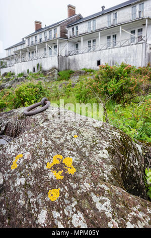 Kanada, Kanada, Nordamerika Grosse Ile, Irish Memorial National Historical Site, Einwanderungsquarantäne-Insel 1832 1937, Hotel zweiter Klasse, Hotels, lod Stockfoto