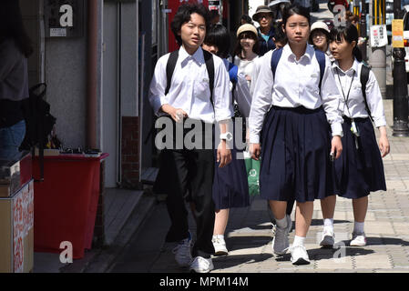 Schüler Kyoto Stockfoto