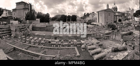 Rom. Italien. 12. SEPTEMBER 2014 antiken Ruinen von Rom - Forum Romanum ROM. Italien. 12. SEPTEMBER 2014 Stockfoto