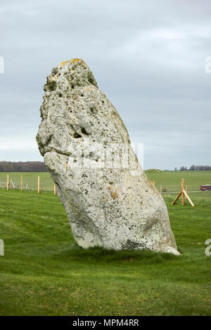 Die Ferse Stein stonehenge Wiltshire England Großbritannien Stockfoto