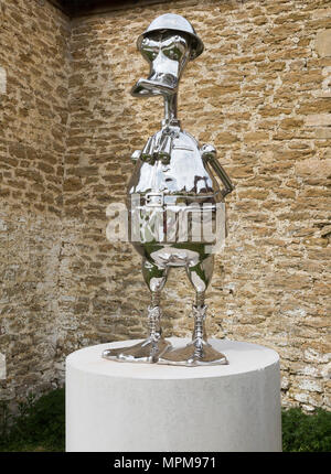 Hauser und Wirth Art Gallery, Restaurant und Garten, Durslade Farm, Bruton, Somerset, England, Großbritannien Stockfoto