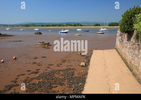 Bath Waterfront, Devon, England, Grossbritannien Stockfoto