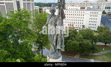 Confederate Memorial Denkmal, State Capitol Building, Montgomery, Alabama, USA Stockfoto