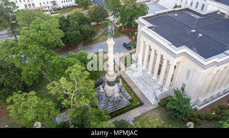 Confederate Memorial Denkmal, State Capitol Building, Montgomery, Alabama, USA Stockfoto