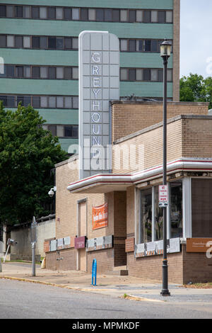 Freedom Rides Museum, historische Greyhound Bus Station zum Gedenken an Aktivismus von 1961, Montgomery, Alabama, USA Stockfoto