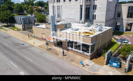 Freedom Rides Museum, historische Greyhound Bus Station zum Gedenken an Aktivismus von 1961, Montgomery, Alabama, USA Stockfoto