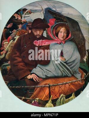 "Die Letzte von England", 1855, (1912). Artist: Ford Madox Brown. Stockfoto