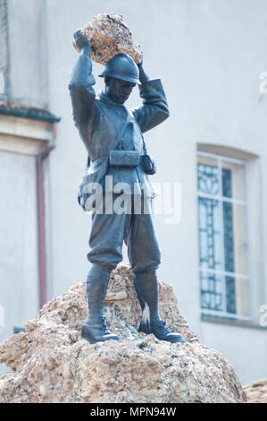 Italien, Lombardei, Pandino ., Memorial Mahnmal von Pietro Kufferle Stockfoto