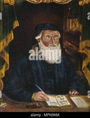 "Hans Sachs 1494-1576. Kupferstich von Hans Weygel', 1934. Artist: Unbekannt. Stockfoto