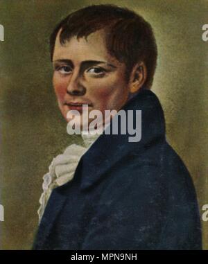 'Heinrich von Kleist 1777-1811. - Grafik von Graff', 1934. Artist: Unbekannt. Stockfoto