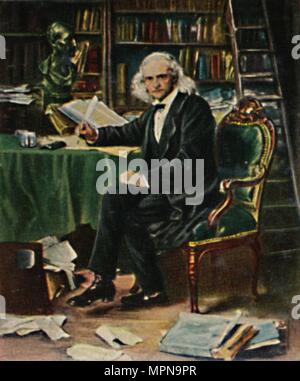 "Theodor Mommsen 1817-1903. - Grafik von Knaus', 1934. Artist: Unbekannt. Stockfoto