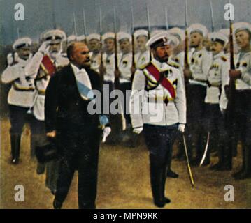 "Poincaré (GEB. 1860) und Zar Nikolaus II. 1868-1918", 1934. Schöpfer: Unbekannt. Stockfoto