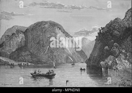 "Roger's Folie, Lake George', 1838, (1883). Artist: G. Wyand. Stockfoto