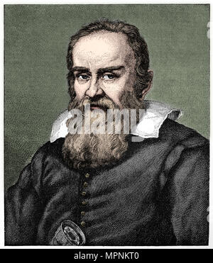 Galileo Galilei (1564-1642), 1882. Artist: Unbekannt. Stockfoto