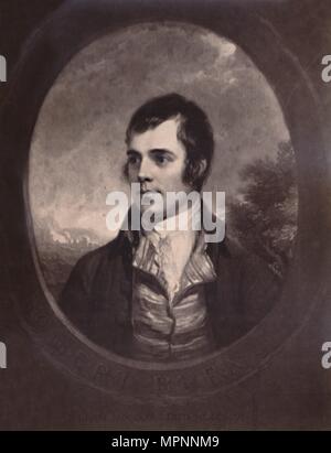 Robert Burns, schottische Dichter, 19. Jahrhundert (1894). Künstler: William Walker. Stockfoto