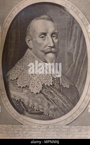 Gustavus Adolphus, König von Schweden, 17. Jahrhundert (1894). Artist: Willem Jacobzoon Delff. Stockfoto