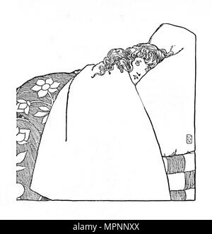 "Ich habe kaum schloss meine Augen die ganze Nacht durch', c 1930. Artist: W Heath Robinson. Stockfoto