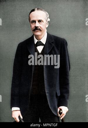 Arthur James Balfour, 1 Graf von Balfour, englischer Staatsmann und Premierminister, 1912. Artist: London Stereoscopic & fotografische Co. Stockfoto