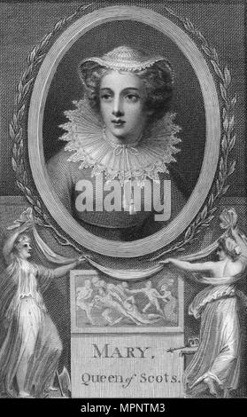 "Mary, Königin der Schotten", 1788. Artist: Unbekannt. Stockfoto