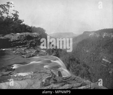 "Die Fitzroy Falls', 19. Artist: Unbekannt. Stockfoto